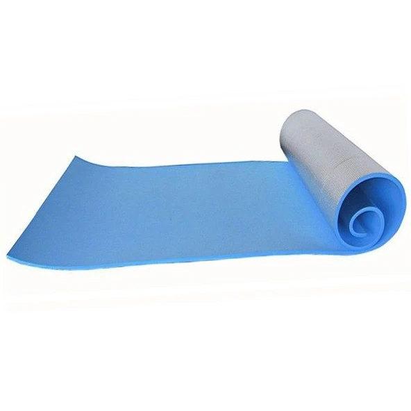Kalınlaştırılmış Tek Taraflı Alüminyum Folyo Kamp Piknik Matı Yoga Matı 180x50cm - 4