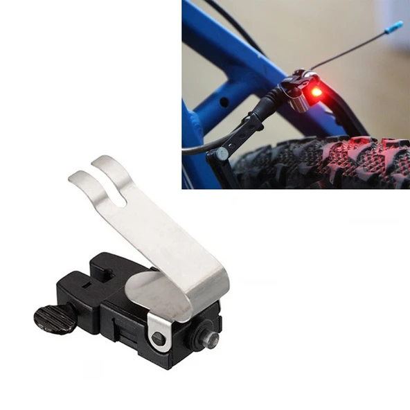 Mini Fren Bisiklet Lambası Evrensel Montajlı Arka LED Işık Yüksek Parlaklık Su Geçirmez