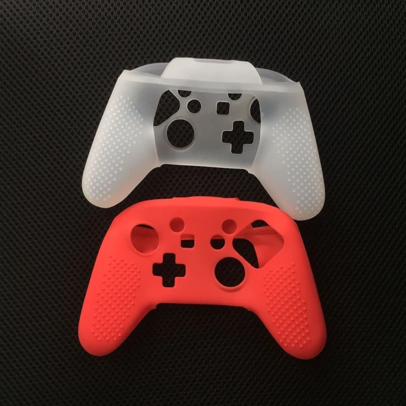 Nintendo Switch Pro Kontrolcü Beyaz Silikon Koruyucu Kılıf - 4