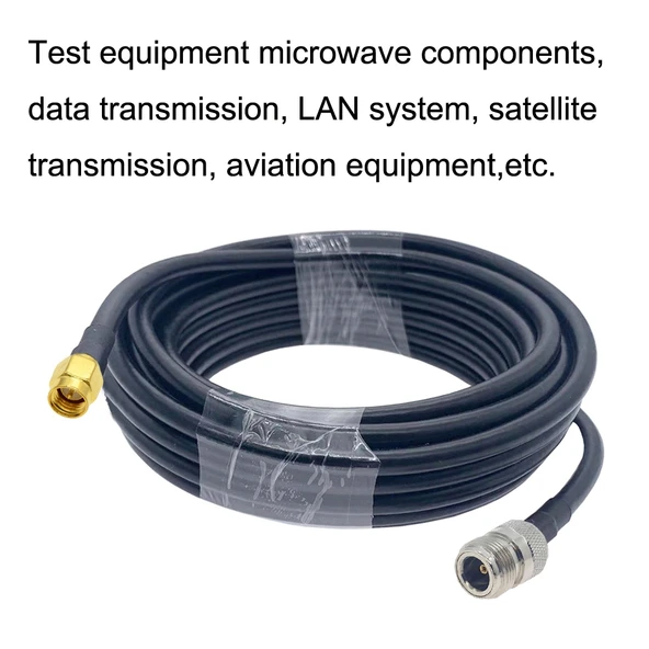 SMA Erkek - N Dişi RG58 Koaksiyel Adaptör Kablosu 1 Metre - 4