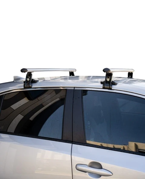 Nissan Qashqai (J12) 2021 ve Sonrası Turtle Mexfit Oluklu ara atkı tavan barı GRİ ürün görseli