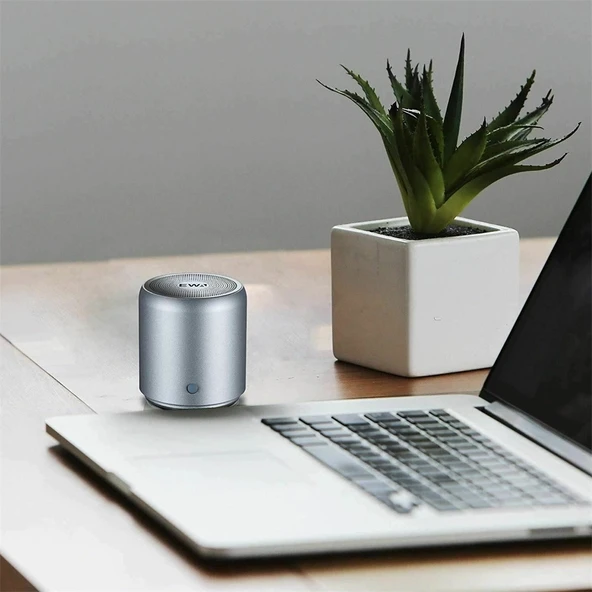 EWA A107 Taşınabilir Mini Su Geçirmez Bluetooth Hoparlör Siyah - 7