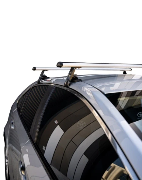 Toyota Yaris / Vitz (XP9) 2005-2011 Arası kapı arası sıkıştırma Turtle Mexfit ara atkı tavan barı GRİ - 2