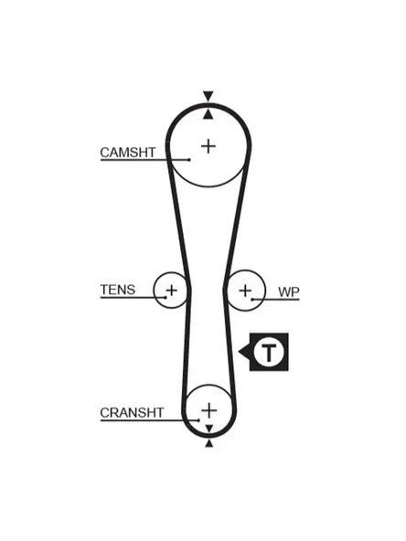 EKSANTRIK KAYISI (087x170) CLIO KANGO SYMBOL TWINGO 1,2 8V NISSAN KUBISTAR 1,2 8V CT915