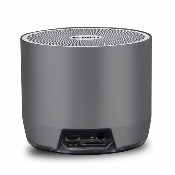 EWA A3 Mini Bluetooth Hoparlör 8W 3D Stereo Kablosuz Taşınabilir Gri