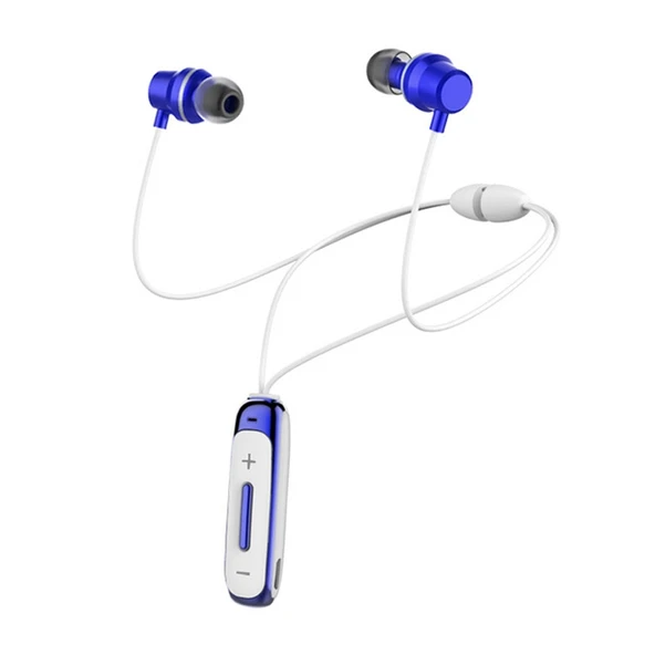 BT315 Spor Bluetooth Kulaklık Kablosuz Stereo Mikrofonlu Mavi - 1