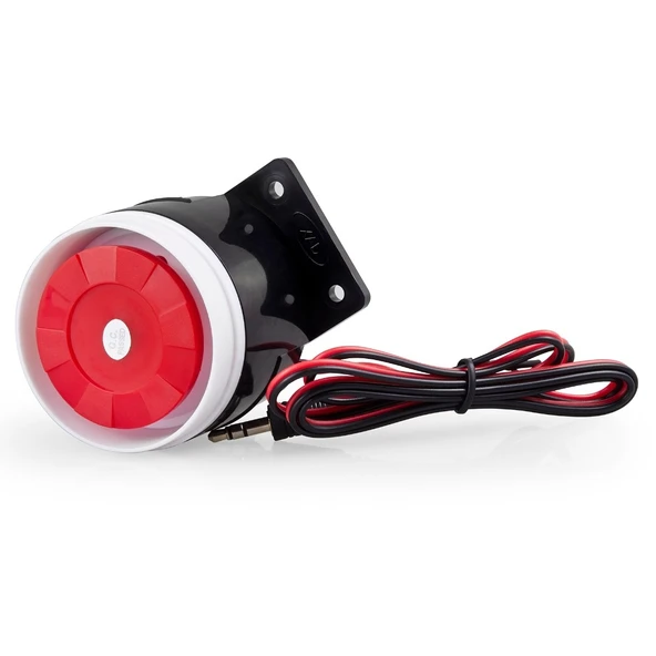 Mini Kablolu Alarm PSTN GSM Kablosuz Ev Güvenlik Sistemi 120 Desibel Siren - 3