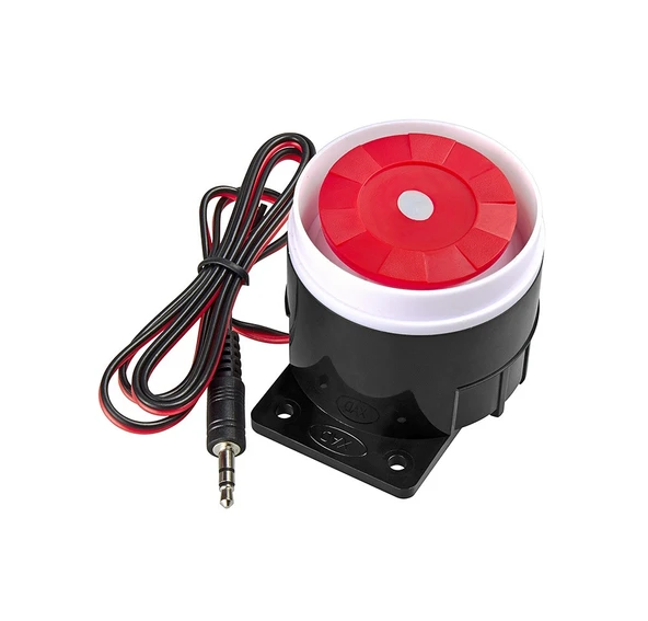 Mini Kablolu Alarm PSTN GSM Kablosuz Ev Güvenlik Sistemi 120 Desibel Siren - 2