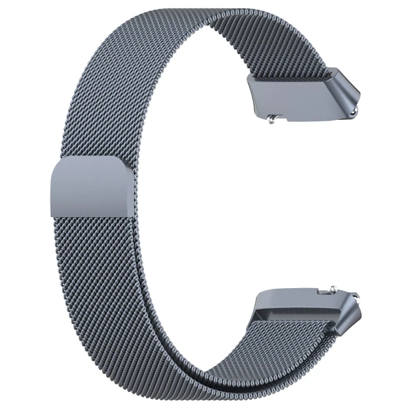 Xiaomi Redmi Watch 3 Active Manyetik Çelik Örgü Saat Kordonu Gri - 3