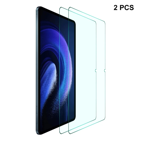 Xiaomi Pad 6 ve Pad 6 Pro Uyumlu 2li ENKAY Hat-Prince 033mm Patlamaya Dayanıklı Temperli Cam Ekran Koruyucu