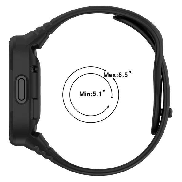Xiaomi Redmi Watch 3 Tam Kapsül Silikon Saat Kayışı Koyu Yeşil - 5