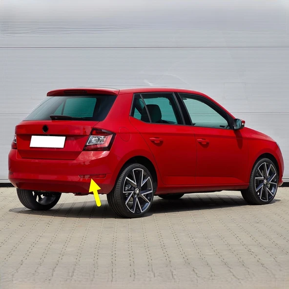 Skoda Fabia 2019-2021 Arka Tampon Sağ Reflektör Kedi Gözü 6V6945106