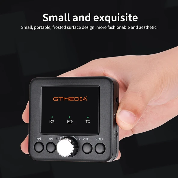 GTMEDIA RT05 Bluetooth 5.0 Ses Alıcı ve Verici 2'si 1 Arada Adaptör - 7