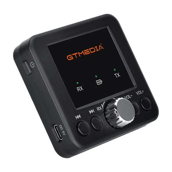 GTMEDIA RT05 Bluetooth 5.0 Ses Alıcı ve Verici 2'si 1 Arada Adaptör