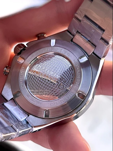 Quantum Sapphire Cizilmez Cam Çelik Kordon İç Kadran Fonksiyonları Aktif 10 Atm Erkek Kol Saat MQ350 - 5