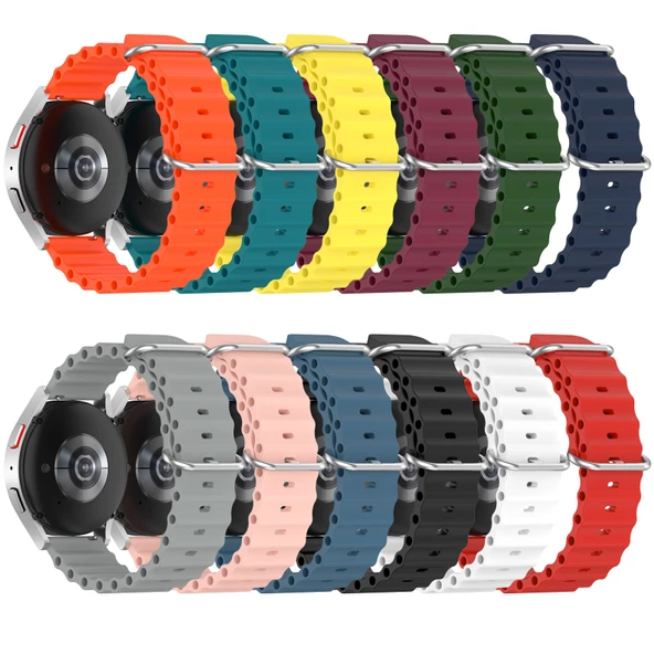 Xiaomi Mi Watch Sport 22mm Kırmızı Silikon Saat Kayışı - 4