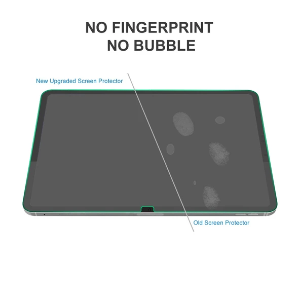 iPad 10.9 2022 Nesil Uyumlu 2li ENKAY 0.33mm Patlamaya Dayanıklı Çizilmeye Karşı Temperli Cam Ekran Koruyucu - 3