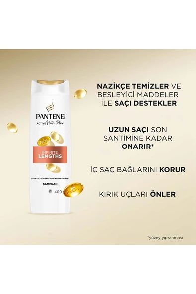 Pantene İnfinite Length Şampuan 400 ml - Resim 3