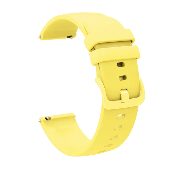 Xiaomi Watch S1 22mm Sarı Silikon Saat Kayışı - 2