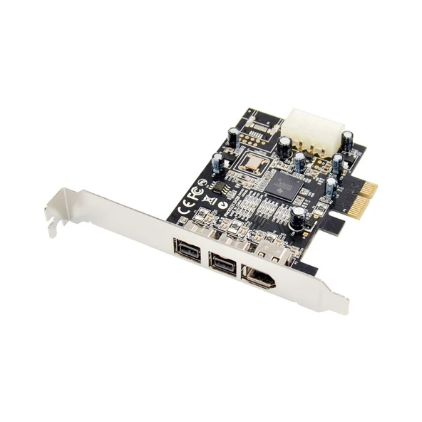 ST23 PCI Express 3 Port Firewire 1394B ve 1394A PCIe 1.1 x1 Kart - 3