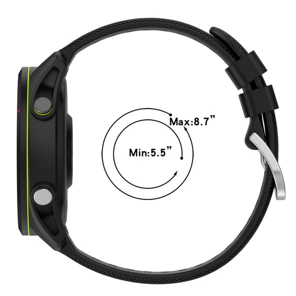 Garmin Active 18mm Kırmızı Silikon Saat Kayışı - 5