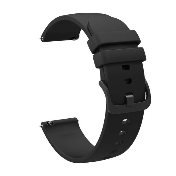 Xiaomi Mi Watch Spor 22mm Siyah Silikon Saat Kayışı - 2