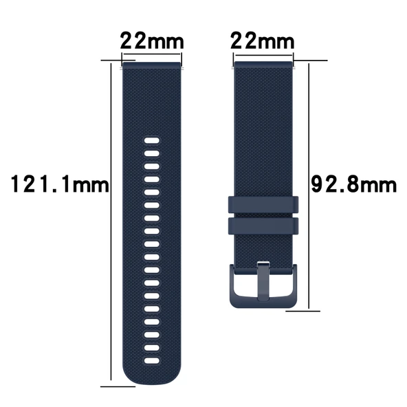 Xiaomi Haylou GST LS09B Uyumlu 22mm Pembe Beyaz Kareli Silikon Saat Kayışı - 5