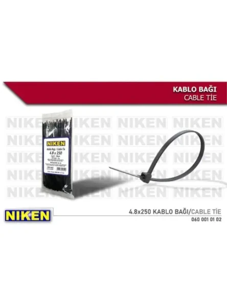 CIRT KELEPCE SIYAH 4,8X250  (100 ADET)