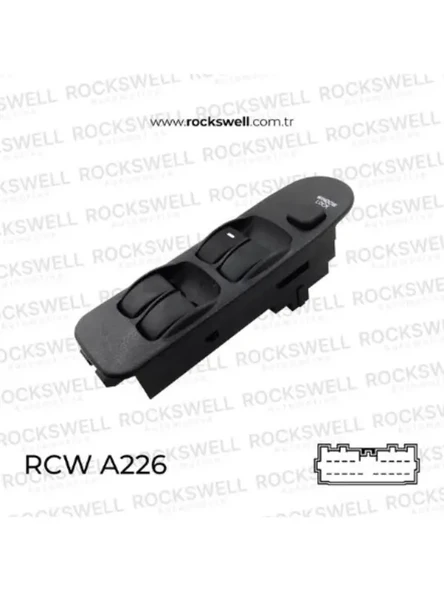 CAM ACMA KAPAMA ANAHTARI SOL DORTLU L200 06 11 / LANCER / PAJERO V73 (14 PIN)