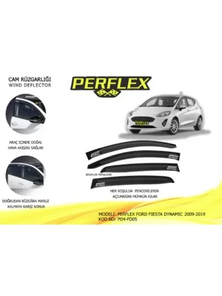 CAM RUZGARLIGI MUGEN TIP 4 PARCA FIESTA DYNAMIC 09-19