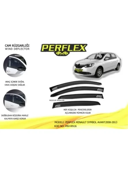 CAM RUZGARLIGI CLASSIC TIP 4 PARCA SYMBOL  2008-2013