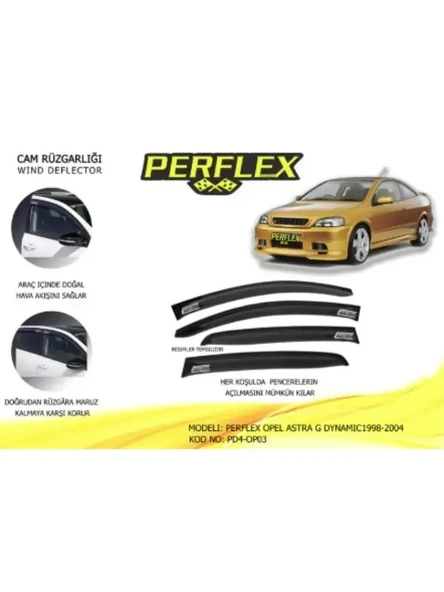CAM RUZGARLIGI MUGEN TIP 4 PARCA ASTRA G DYNAMIC 1998-2004