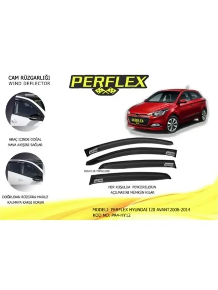 CAM RUZGARLIGI CLASSIC TIP 4 PARCA HYUNDAI I20 2008-2014
