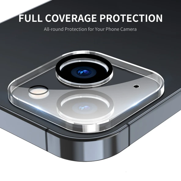 iPhone 13 Arka Kamera Lens Temperli Cam Koruyucu 2li ENKAY Hat-Prince 9H - 3