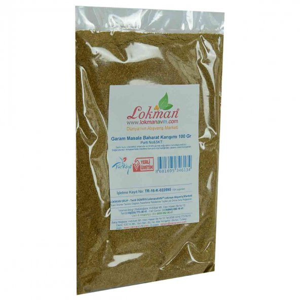 Garam Masala Baharat Karışımı 100 Gr Paket - 4