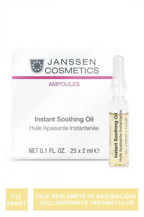 Janssen Instant Soothing Oil Ampul 7'li Paket