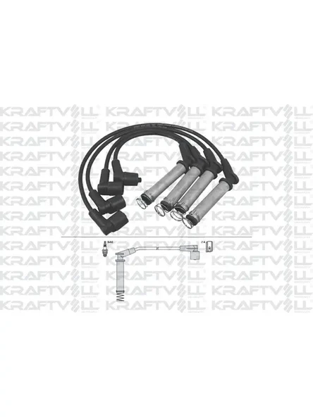 BUJI KABLOSU ASTRA F 1,4/1,6 8V - CORSA B 1,2/1,4 8V - VECTRA A 1,6 8V (SILIKON KABLO)