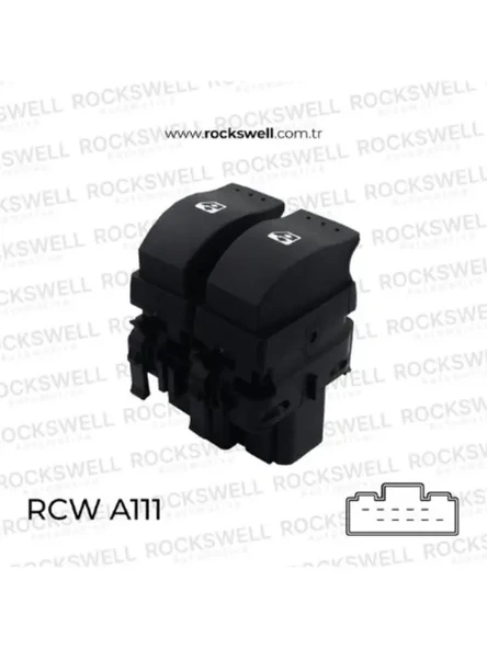 CAM ACMA KAPAMA ANAHTARI ON SOL CIFT CLIO III (10 PIN)