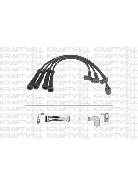 BUJI KABLOSU  TWINGO I 96 KANGOO 97 CLIO II 9901  1.2 16V D7F (SILIKON KABLO)