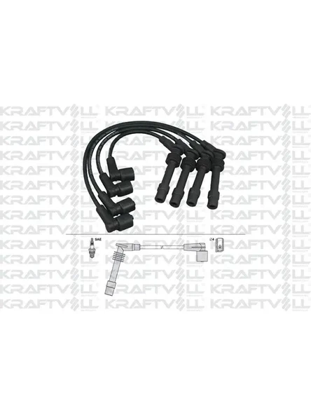 BUJI KABLOSU ASTRA F-COMBO-VECTRA A-VECTRA B 1,4/1,6 8V 9201 (SILIKON KABLO)