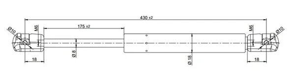 BAGAJ AMORTISORU POLO III HB 97 (2 ADET)