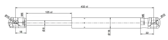 BAGAJ AMORTISORU R11 FLASH (2 ADET)