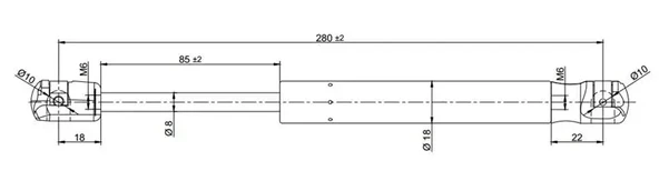 BAGAJ KAPAK AMORTISORU SAG / SOL FOCUS II SEDAN 0511 (2 ADET)