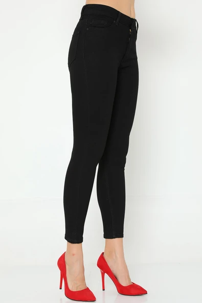Normal Bel Likralı Slim Fit Dar Kesim Kot Pantolon - 6