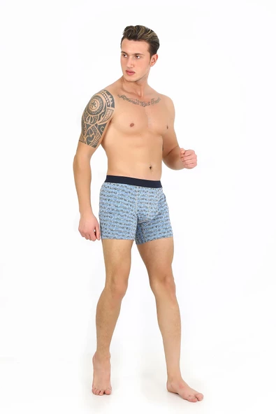 Five Pocket Fpb8001 Desenli Erkek Boxer - 3