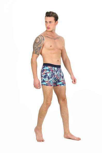 Five Pocket Fpb8001 Desenli Erkek Boxer - 5