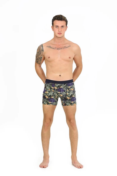 Five Pocket Fpb8001 Desenli Erkek Boxer - 4