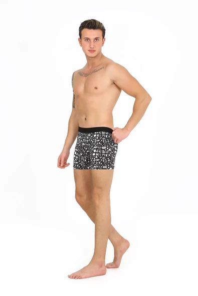 Five Pocket Fpb8001 Desenli Erkek Boxer - 5