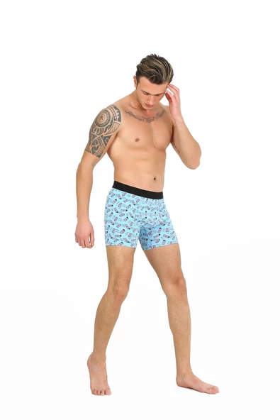 Five Pocket Fpb8001 Desenli Erkek Boxer - 4