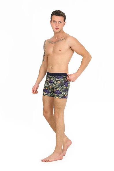 Five Pocket Fpb8001 Desenli Erkek Boxer - 5